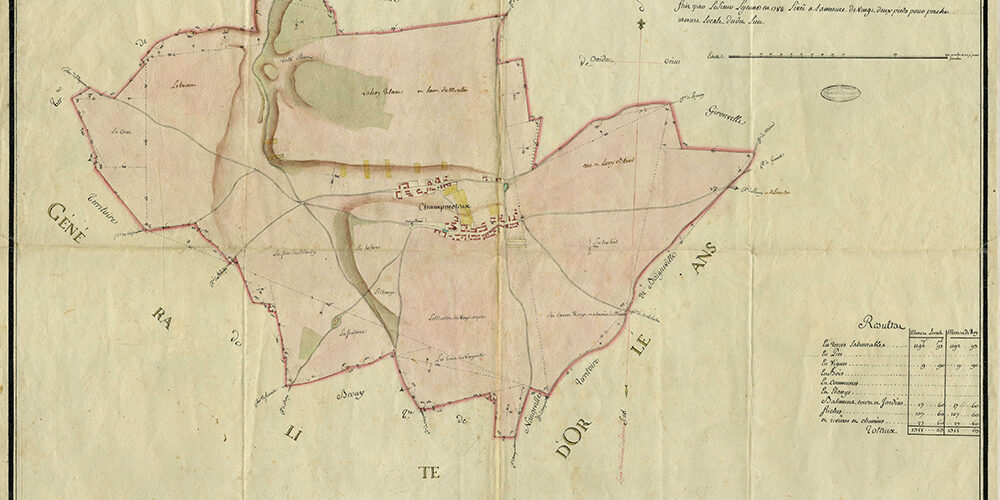 Plan Lejeune de Champmotteux (1785)