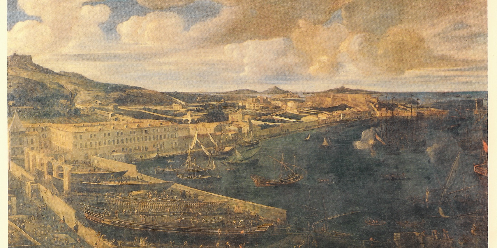 Arsenal des Galeres de la ville de Marseille.Jean Baptiste Roze, 1666, Musee de la Marine de la Chambre de commerce de Marseilee