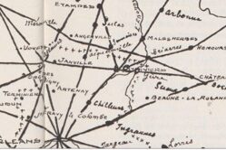 Details voies antiques autour de Pithiviers