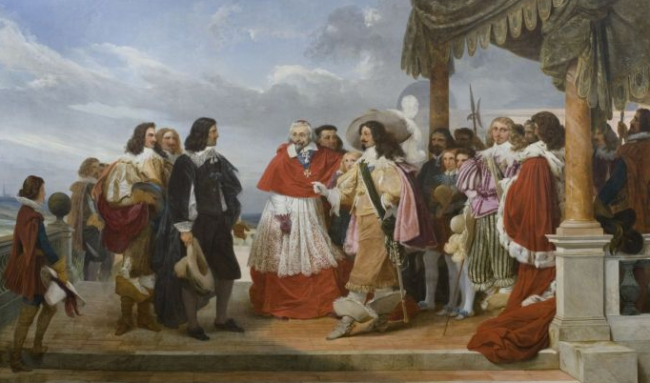Poussin presente aa Louis XIII – Jean Alaux, dit le Romain – Musee du Louvre – Herve Lewandowski