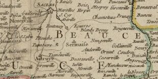 Generalite d’Orleans 1740 (Source : Mediatheque d’Orleans)