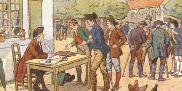 Preparation du cahier de doleances (Source site amigoville.org)