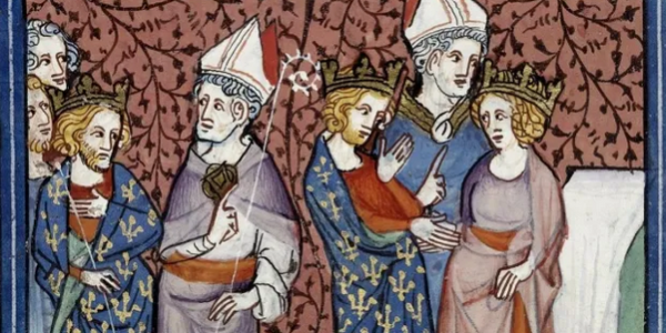 Echange des consentements entre Anne de KIev et Henri Ier (British LIbrary)