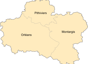 Rattachementys adminis Titre Arrondissements de Loiret Source Wikipedia