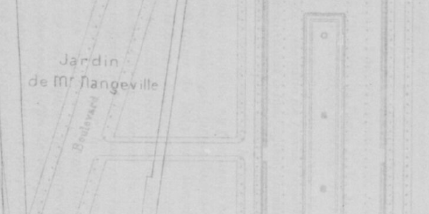 Jardin de Mr de Nangeville au Luxembourg Source BNF-Gallica