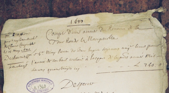 Tour ronde – Depenses – Archives Pithiviers