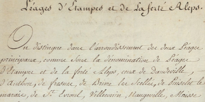 Peage Etampes – Nangeville – Archives Nat