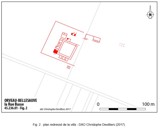Orveau-Bellesauve – Villa La Rue Basse (extrait AERBA)