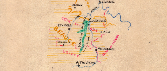 La Vallee de Nangeville (etude de Christian Crabot – 1954)